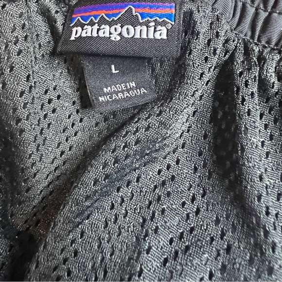 Patagonia Men’s Baggies 5” Shorts Size Large Charcoal Gray Excellent Condition - Picture 5 of 7